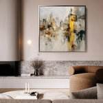 Abstract 860 Canvas Art 60 x 60 cm / Stretched on hidden frame