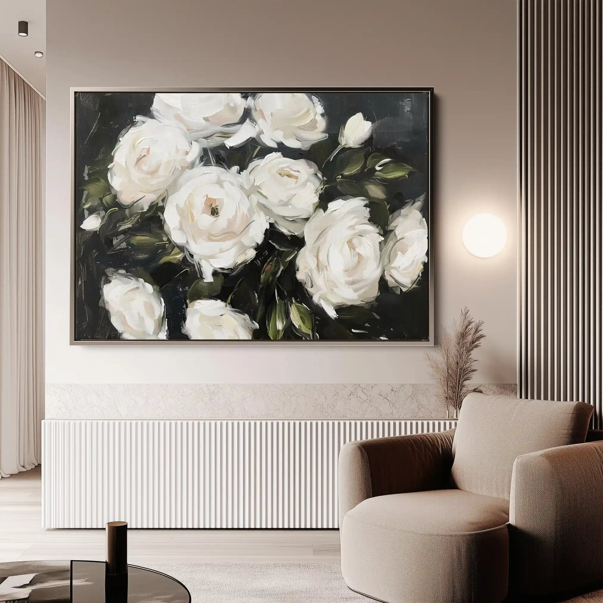 Floral Canvas Wall Art WAD860-F 90 x 60 cm / Stretched on hidden frame