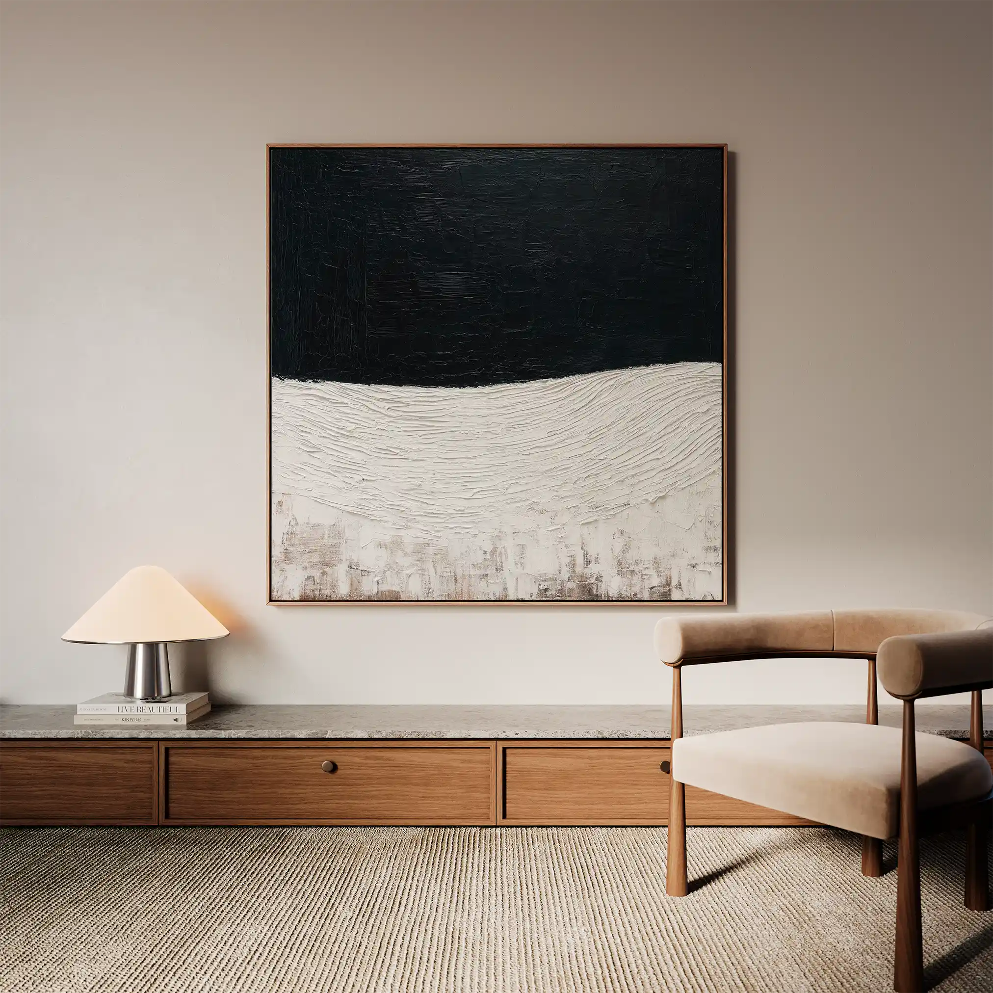 Abstract 861 Canvas Art 60 x 60 cm / Stretched on hidden frame