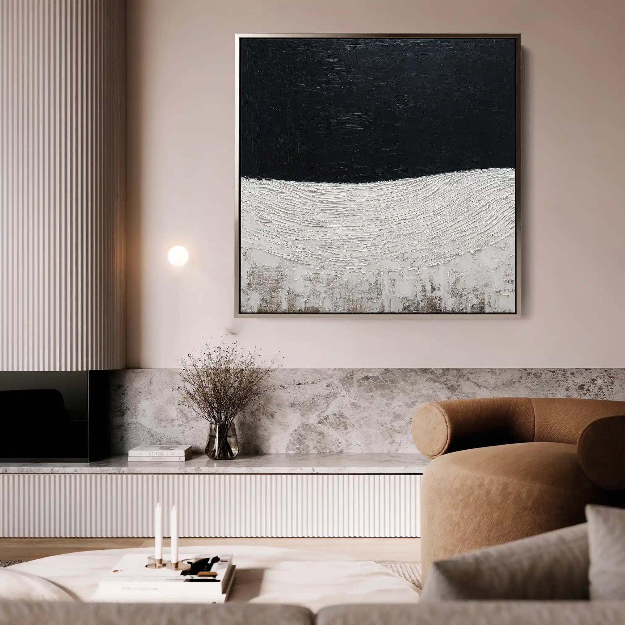 Abstract 861 Canvas Art 60 x 60 cm / Stretched on hidden frame