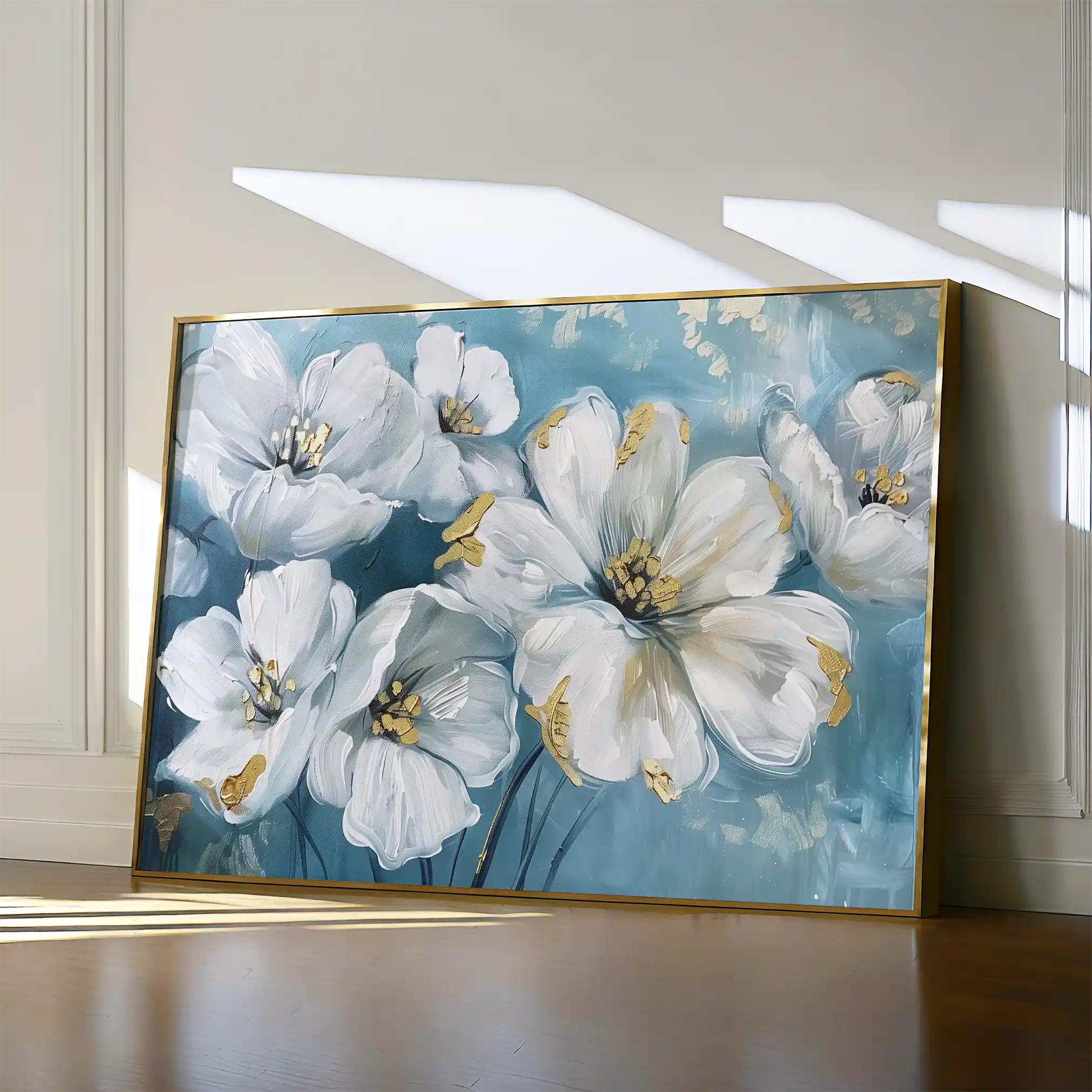 Floral Canvas Wall Art WAD861-F 90 x 60 cm / Stretched on hidden frame