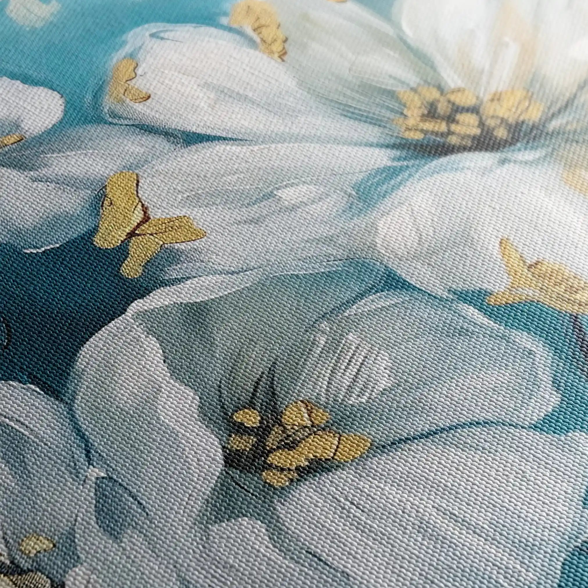 Floral Canvas Wall Art WAD861-F 90 x 60 cm / Stretched on hidden frame