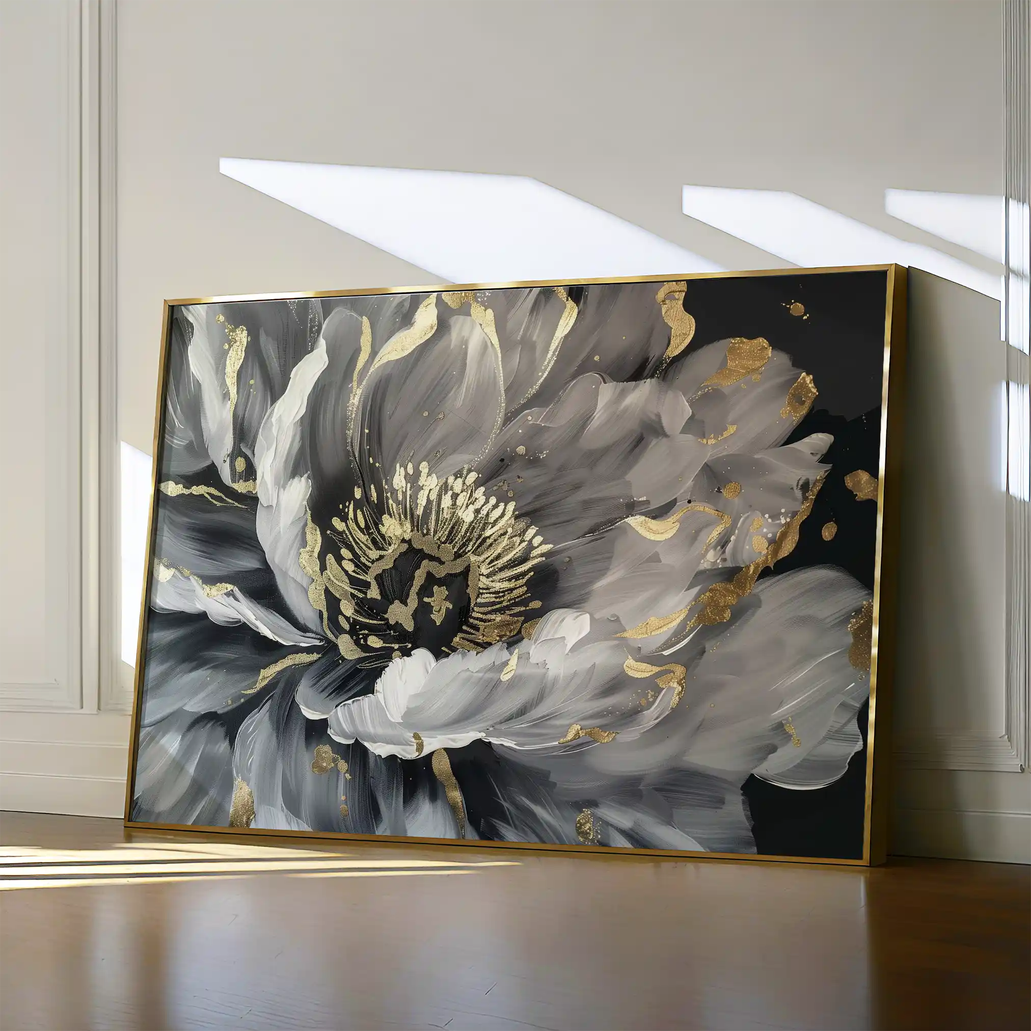 Floral Canvas Wall Art WAD863-F 90 x 60 cm / Stretched on hidden frame