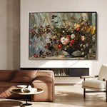 Floral Canvas Wall Art WAD864-F 90 x 60 cm / Stretched on hidden frame