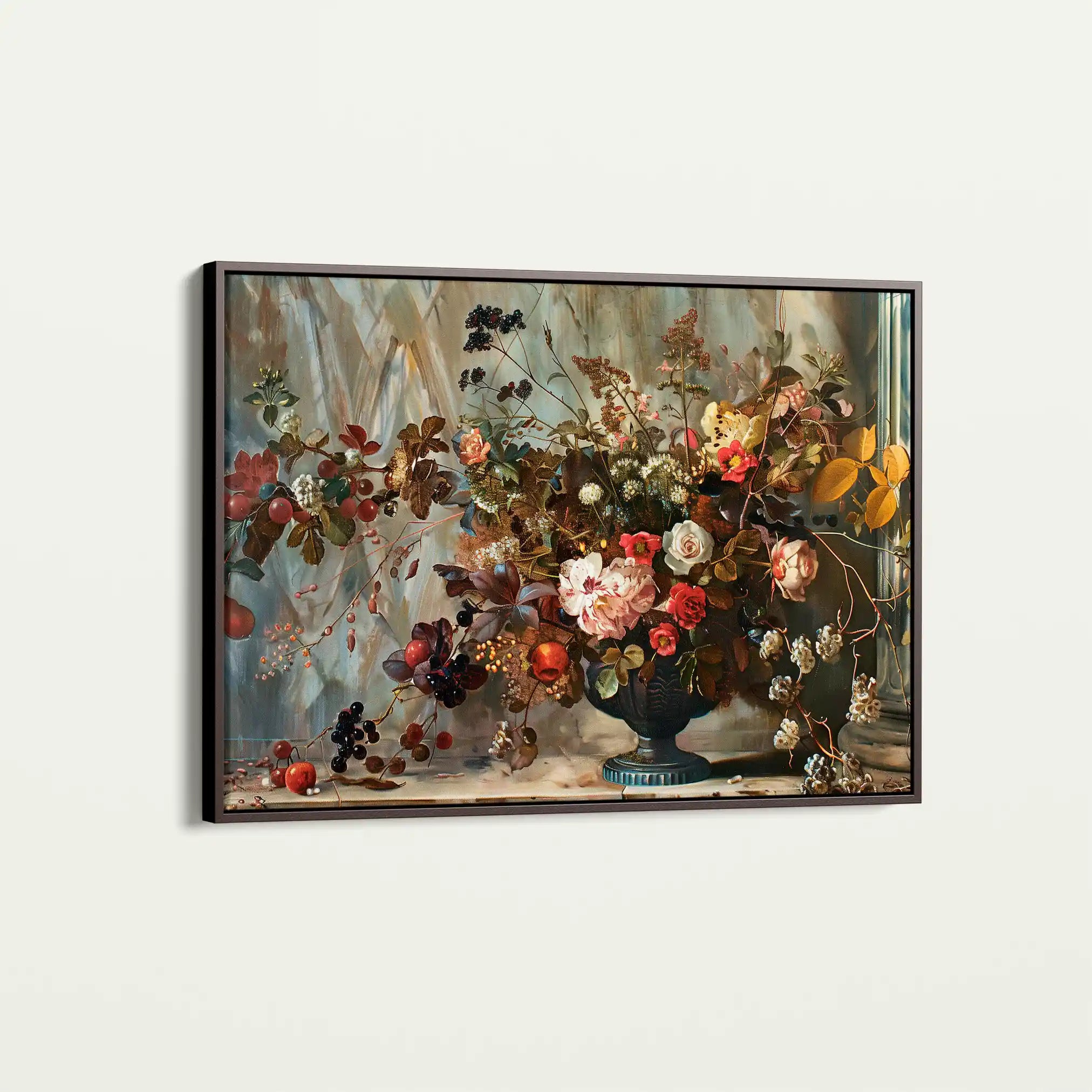 Floral Canvas Wall Art WAD864-F 90 x 60 cm / Stretched on hidden frame