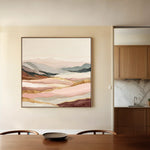 Abstract 865 Canvas Art 60 x 60 cm / Stretched on hidden frame