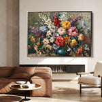 Floral Canvas Wall Art WAD865-F 90 x 60 cm / Stretched on hidden frame