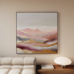 Abstract 866 Canvas Art 60 x 60 cm / Stretched on hidden frame