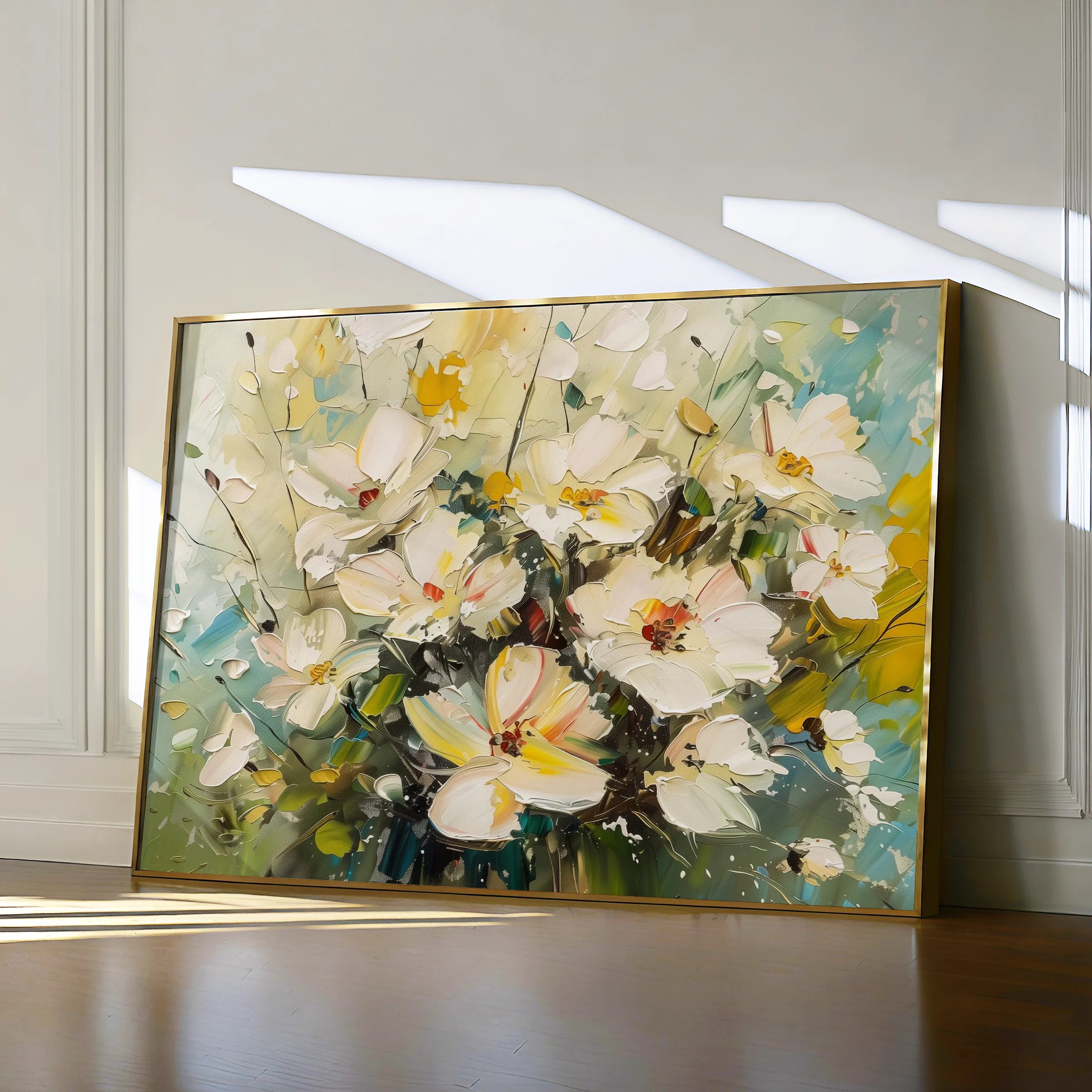Floral Canvas Wall Art WAD867-F 90 x 60 cm / Stretched on hidden frame