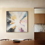 Abstract 869 Canvas Art 60 x 60 cm / Stretched on hidden frame