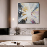 Abstract 869 Canvas Art 60 x 60 cm / Stretched on hidden frame