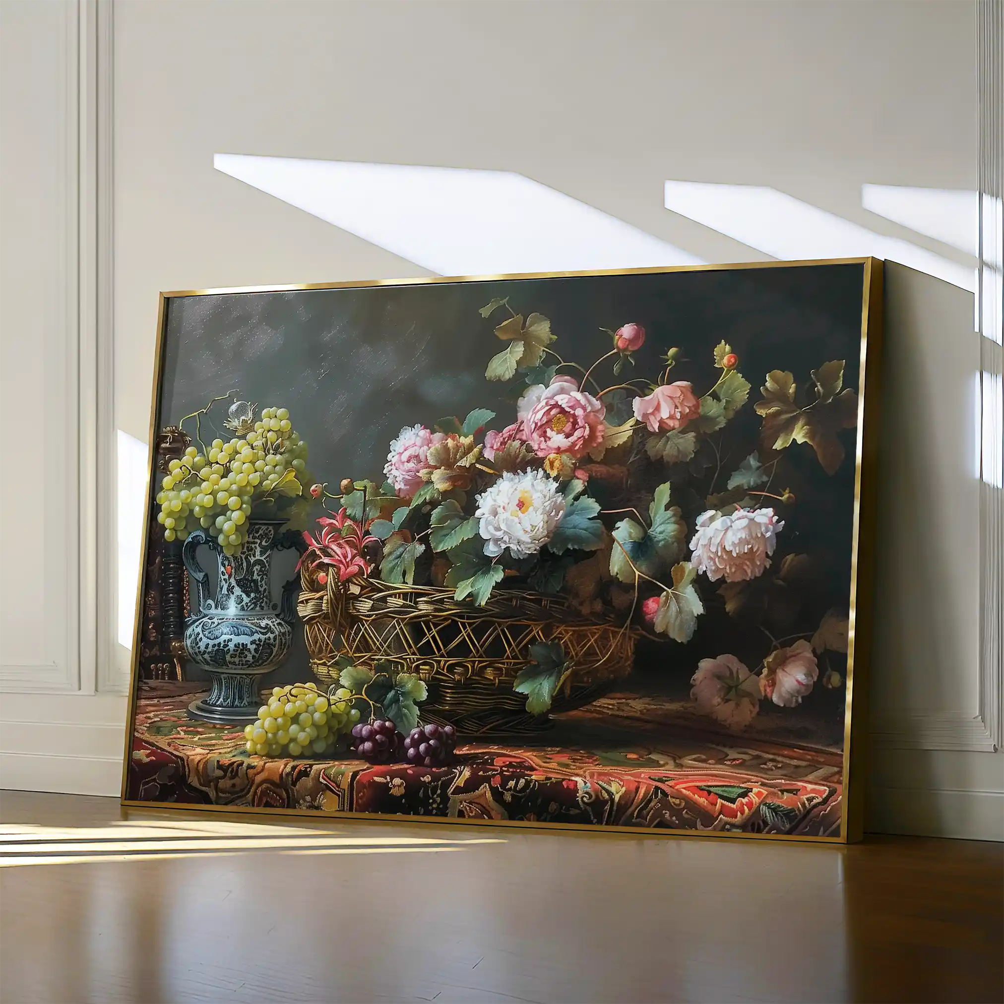 Floral Canvas Wall Art WAD871-F 90 x 60 cm / Stretched on hidden frame