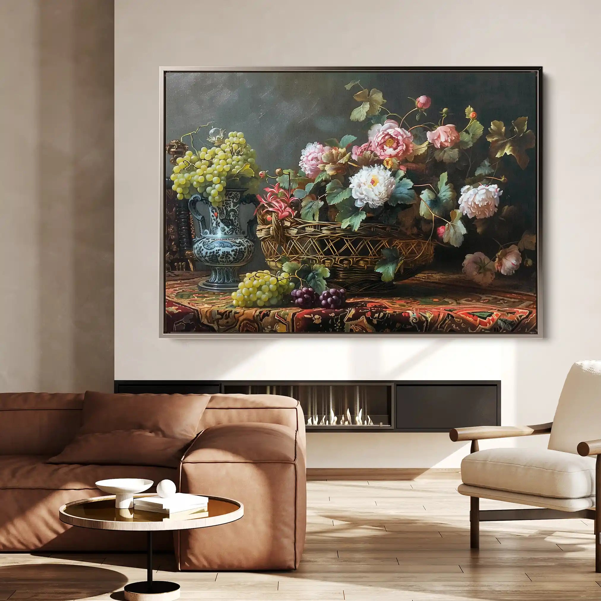 Floral Canvas Wall Art WAD871-F 90 x 60 cm / Stretched on hidden frame