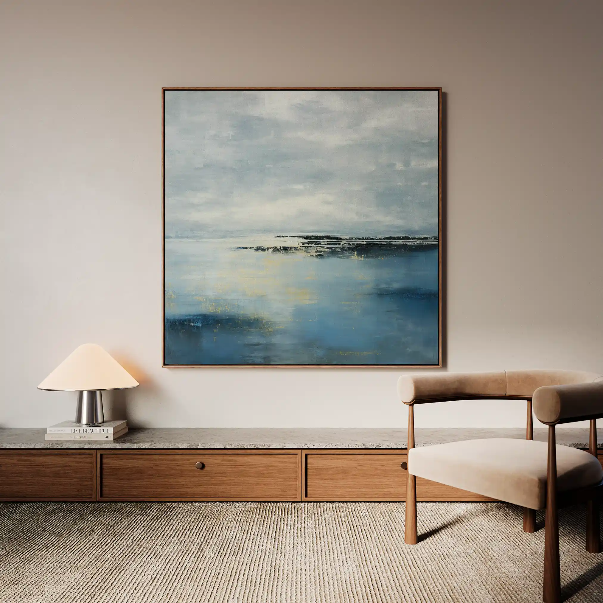 Abstract 872 Canvas Art 60 x 60 cm / Stretched on hidden frame