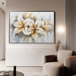 Floral Canvas Wall Art WAD873-F 90 x 60 cm / Stretched on hidden frame