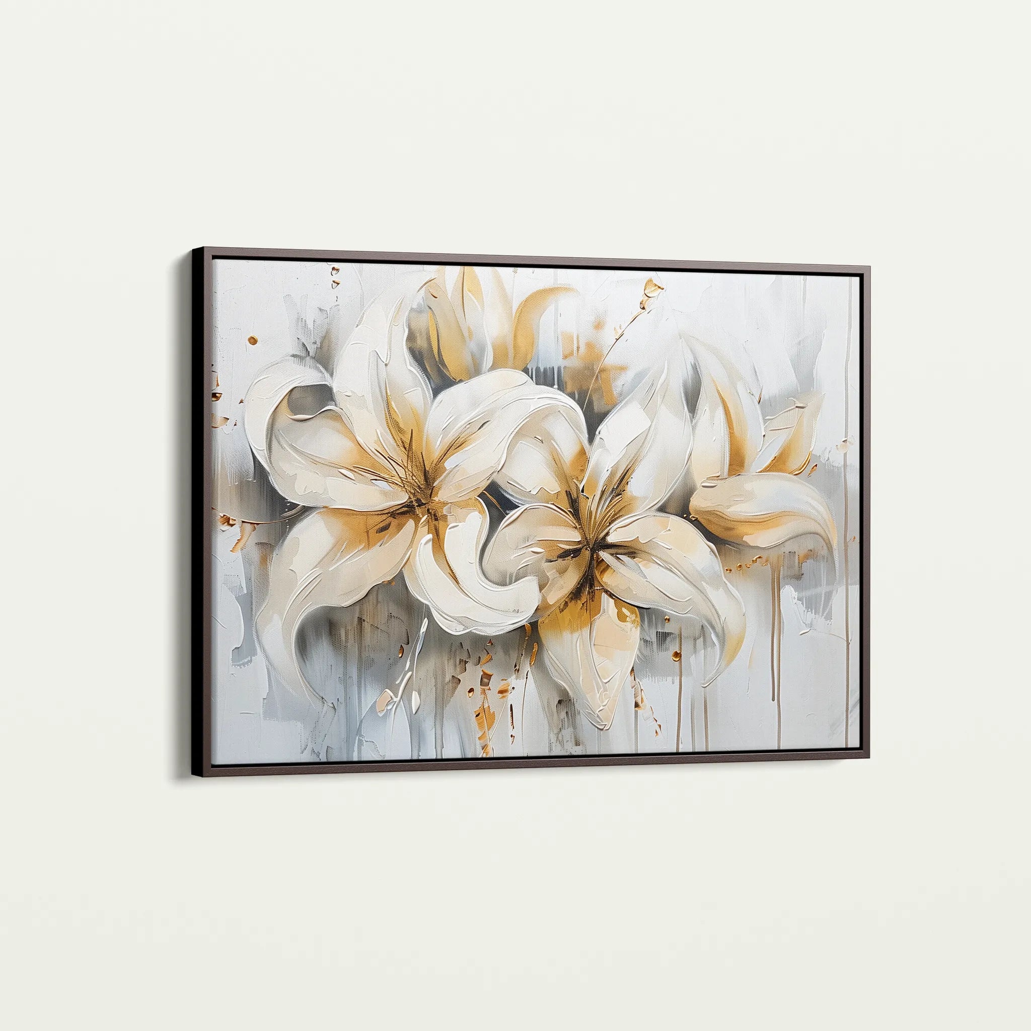 Floral Canvas Wall Art WAD873-F 90 x 60 cm / Stretched on hidden frame