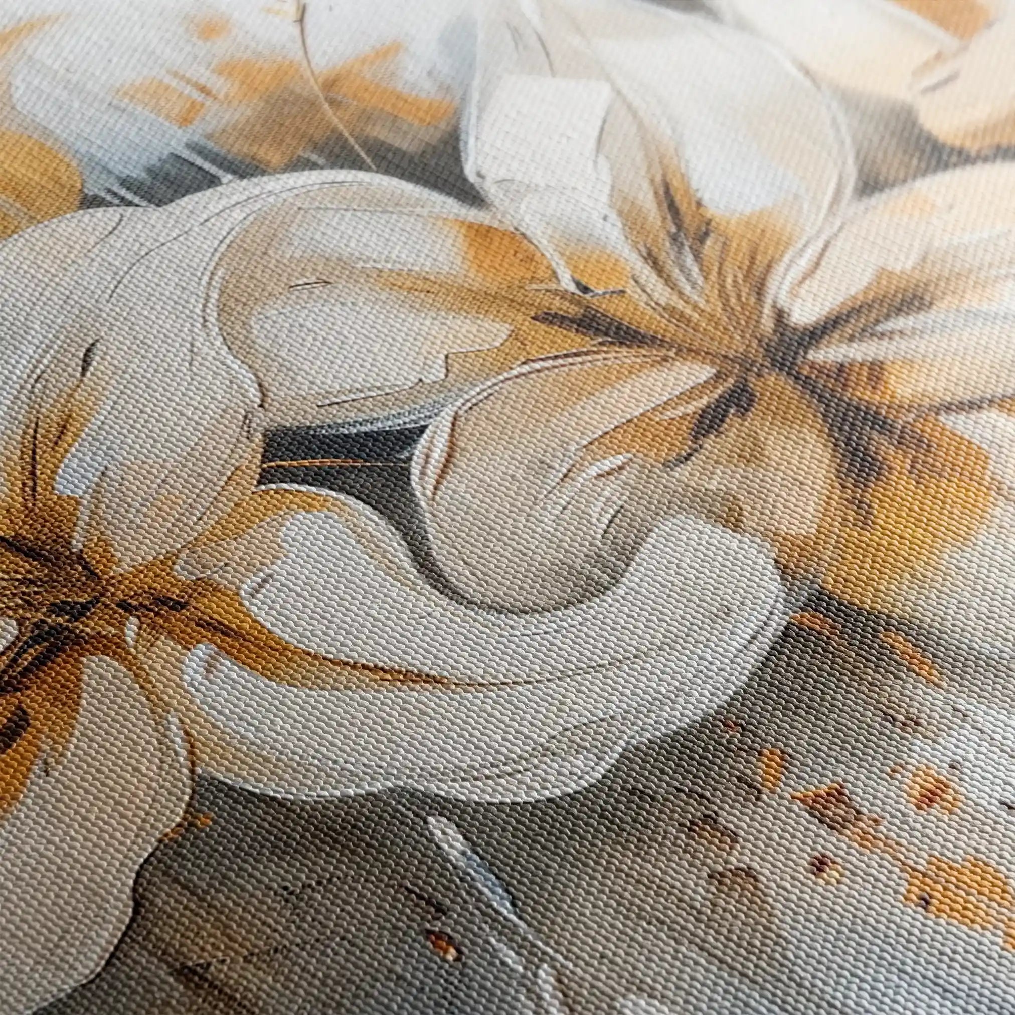 Floral Canvas Wall Art WAD873-F 90 x 60 cm / Stretched on hidden frame