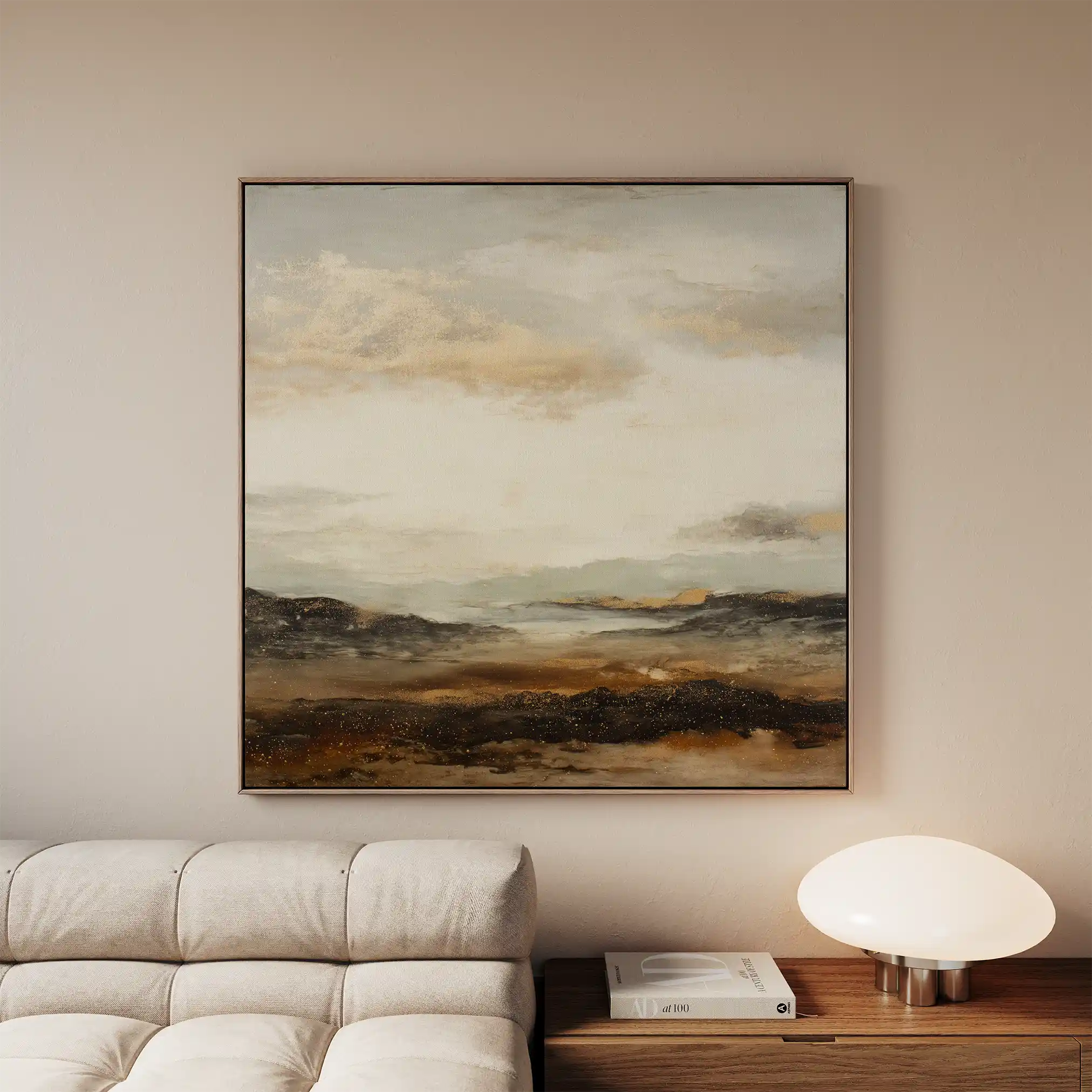 Abstract 874 Canvas Art 60 x 60 cm / Stretched on hidden frame