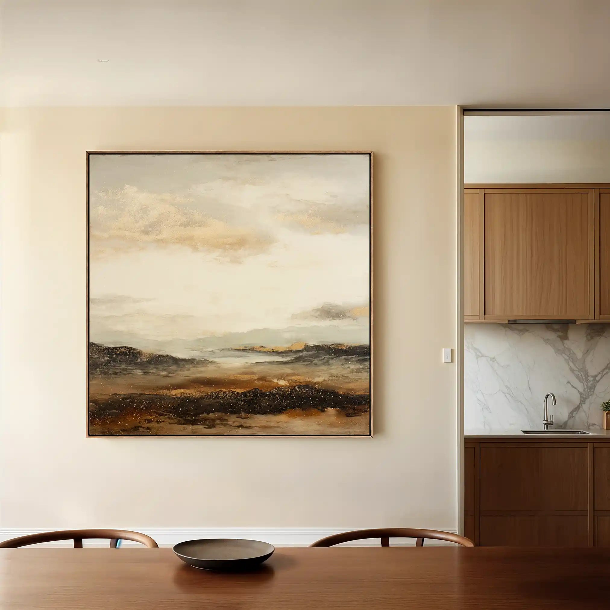 Abstract 874 Canvas Art 60 x 60 cm / Stretched on hidden frame