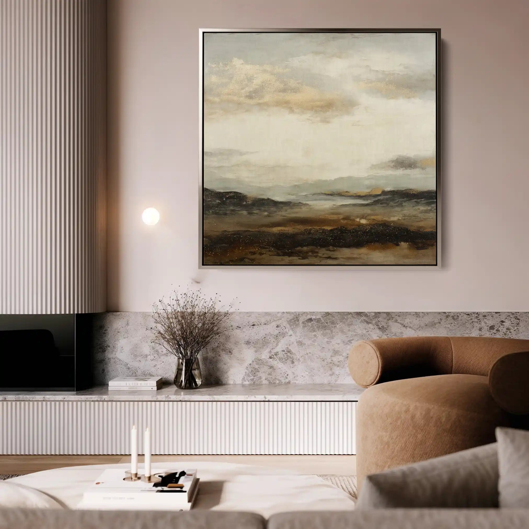 Abstract 874 Canvas Art 60 x 60 cm / Stretched on hidden frame