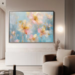 Floral Canvas Wall Art WAD875-F 90 x 60 cm / Stretched on hidden frame