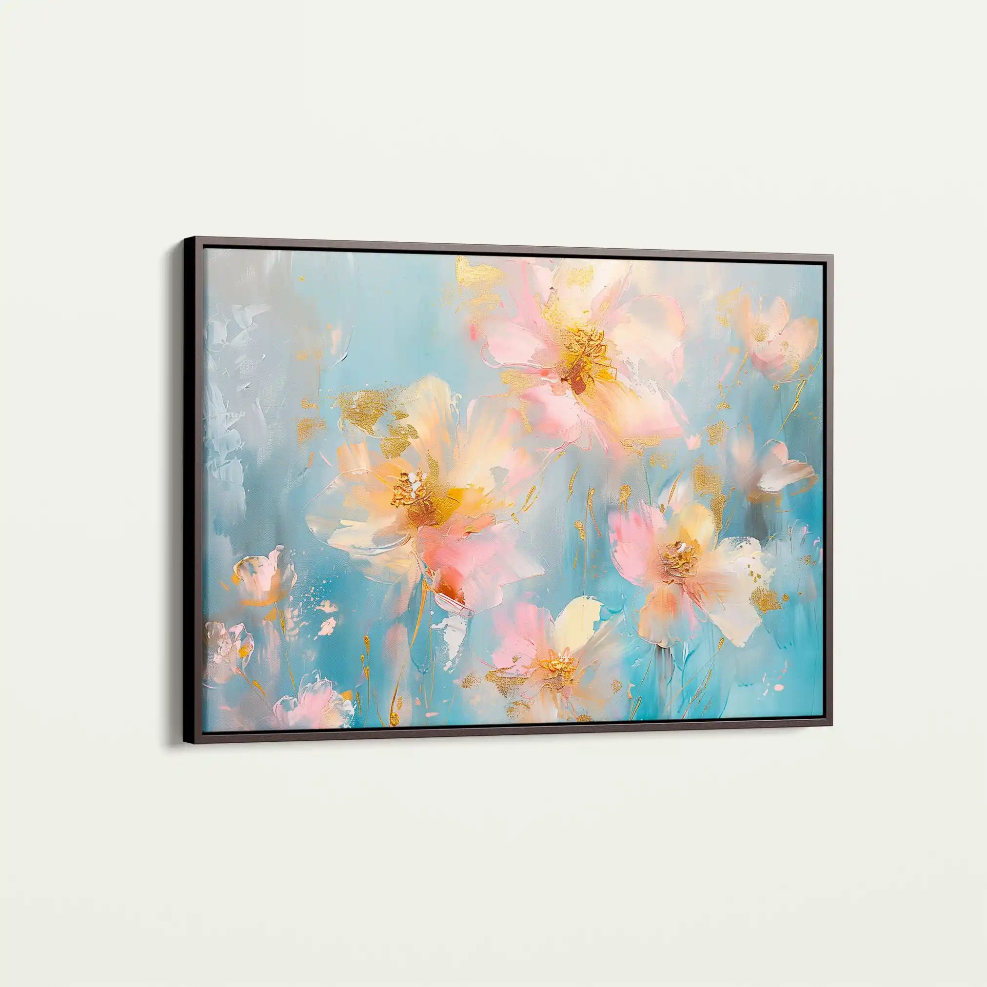 Floral Canvas Wall Art WAD875-F 90 x 60 cm / Stretched on hidden frame