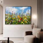 Floral Canvas Wall Art WAD876-F 90 x 60 cm / Stretched on hidden frame