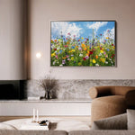 Floral Canvas Wall Art WAD876-F 90 x 60 cm / Stretched on hidden frame