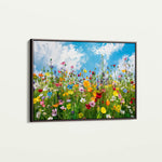 Floral Canvas Wall Art WAD876-F 90 x 60 cm / Stretched on hidden frame