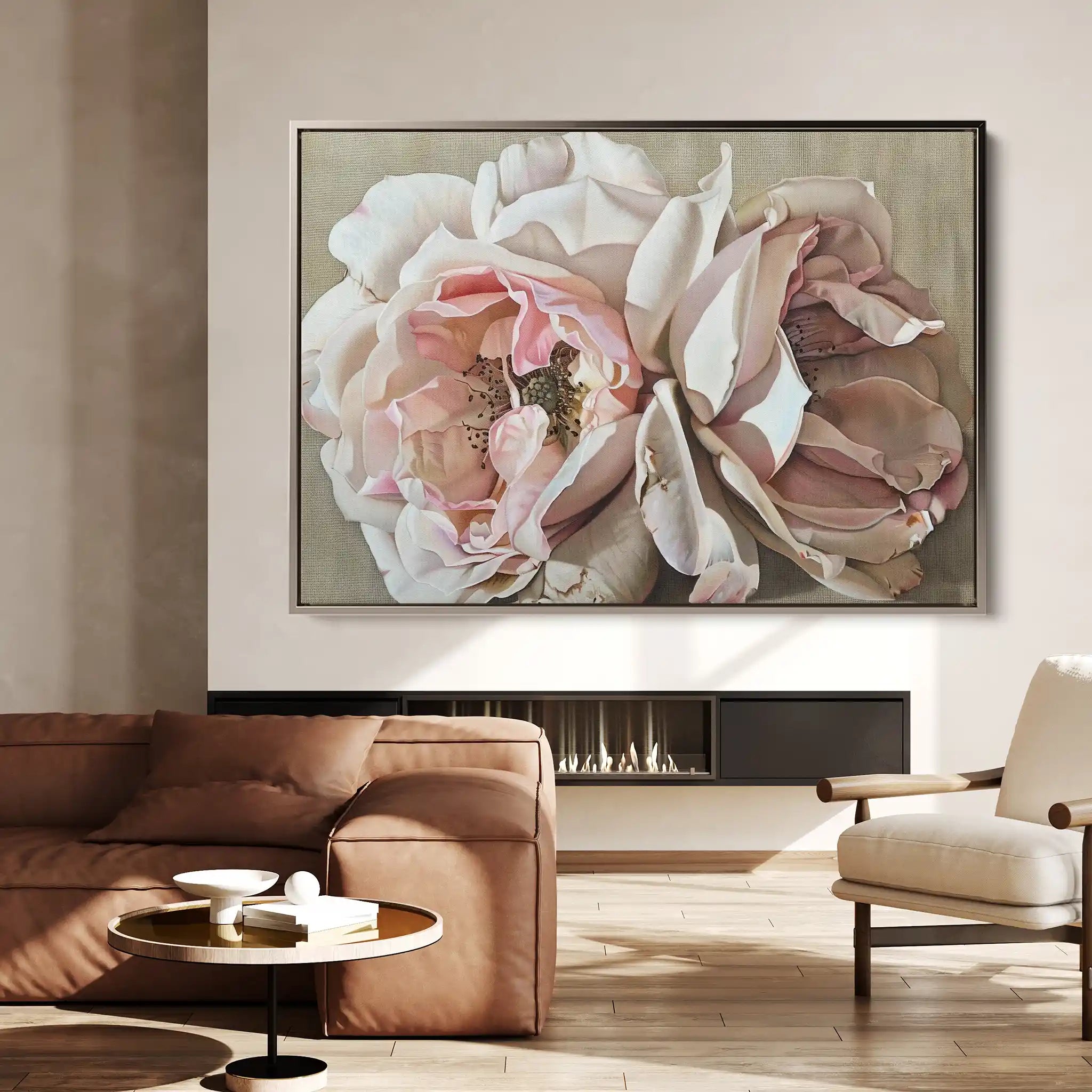 Floral Canvas Wall Art WAD879-F 90 x 60 cm / Stretched on hidden frame