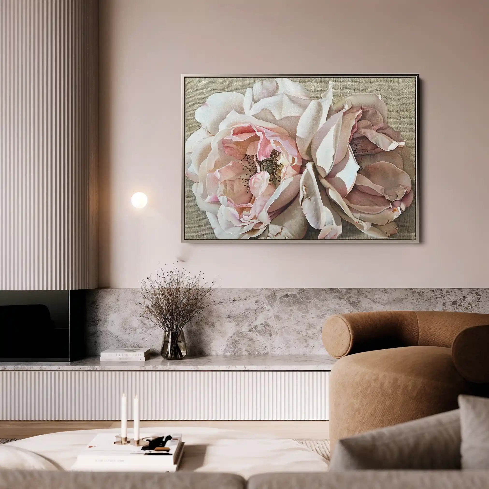 Floral Canvas Wall Art WAD879-F 90 x 60 cm / Stretched on hidden frame