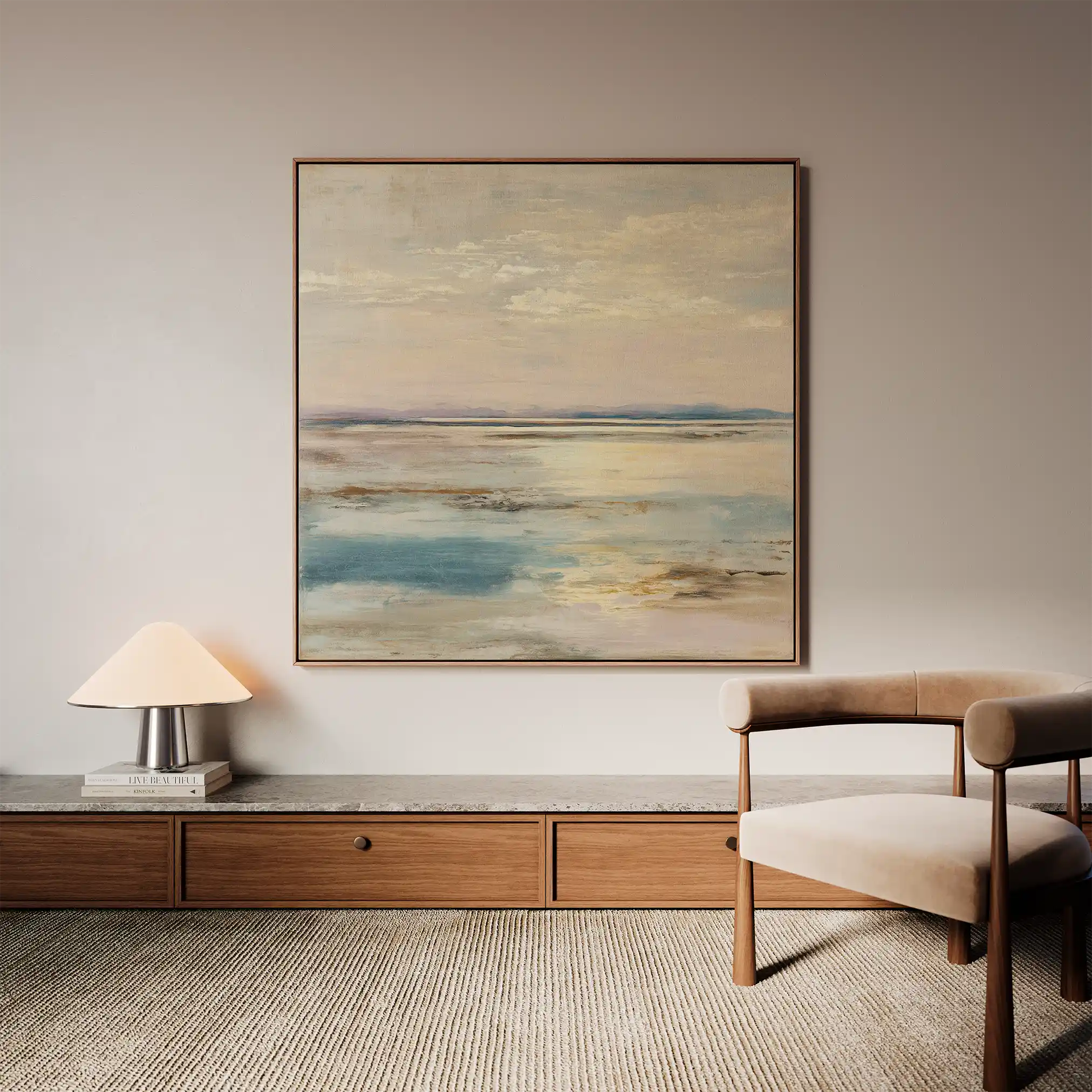 Abstract 880 Canvas Art 60 x 60 cm / Stretched on hidden frame