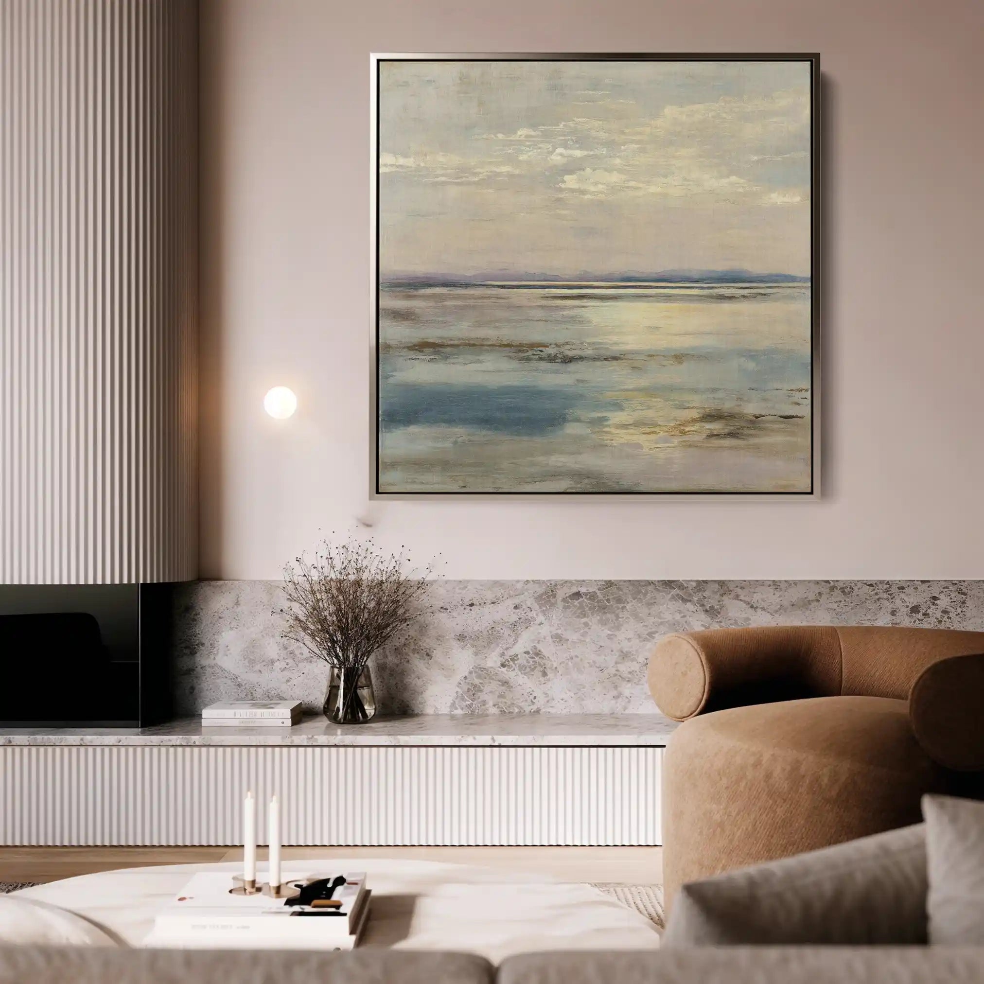 Abstract 880 Canvas Art 60 x 60 cm / Stretched on hidden frame
