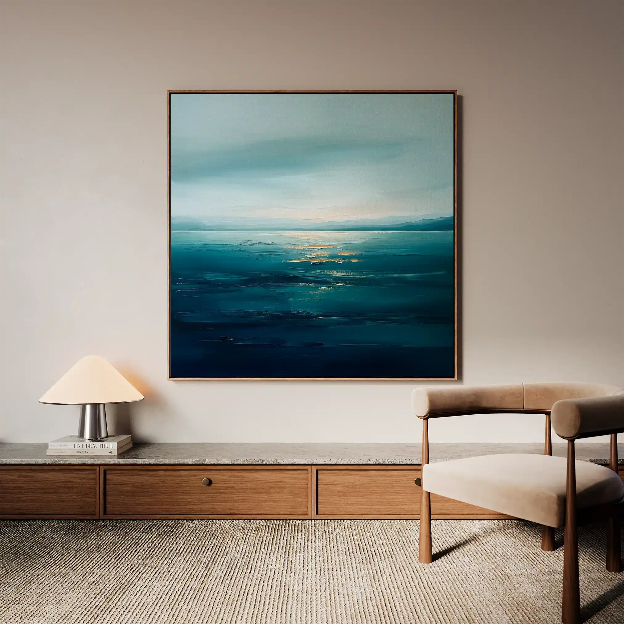 Abstract 881 Canvas Art 60 x 60 cm / Stretched on hidden frame