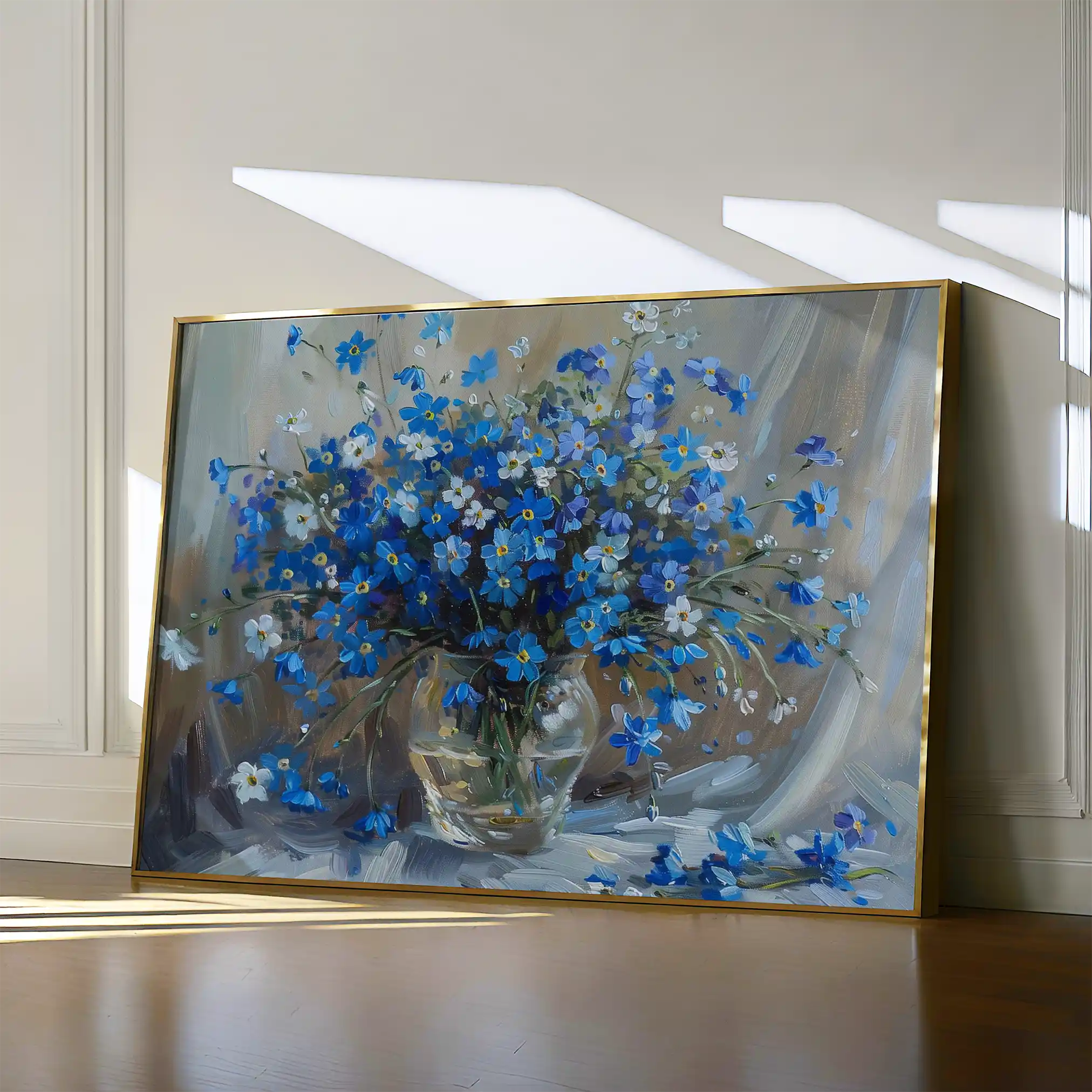 Floral Canvas Wall Art WAD881-F 90 x 60 cm / Stretched on hidden frame