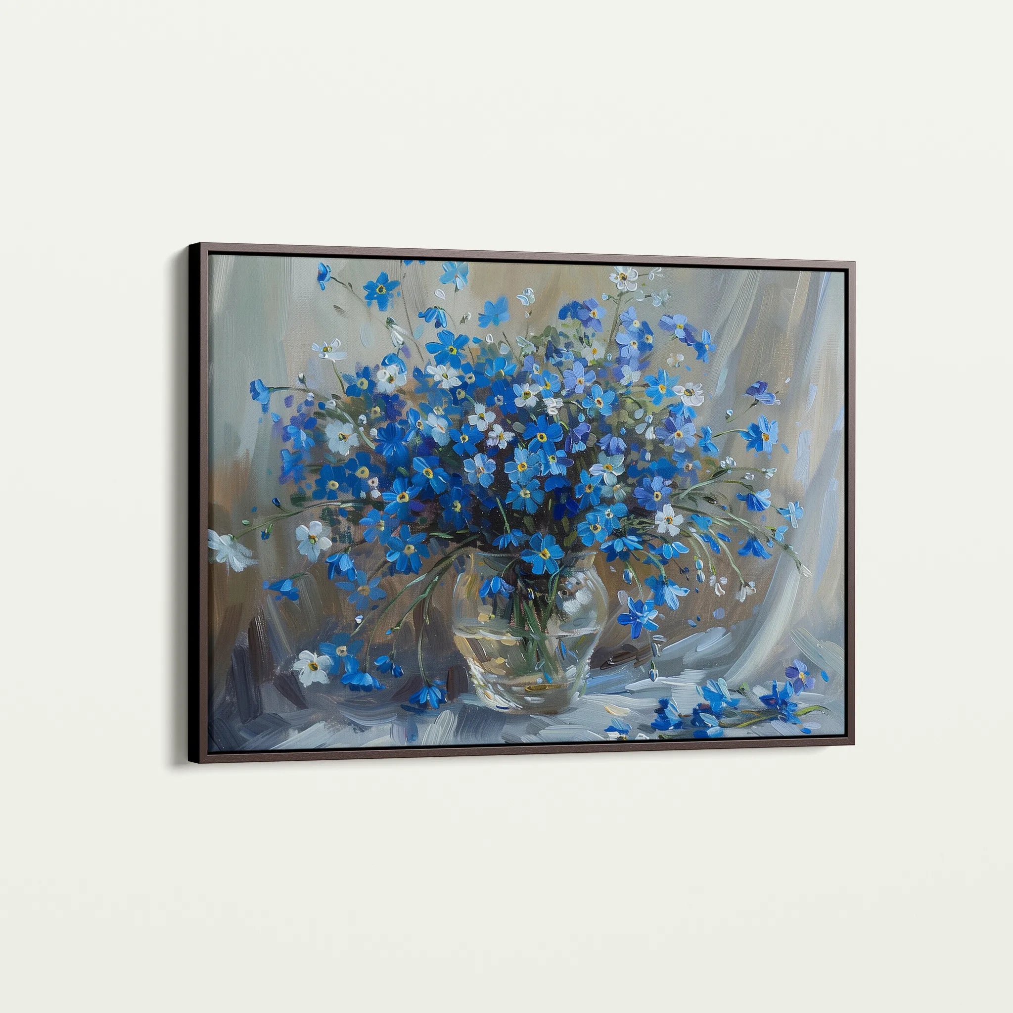 Floral Canvas Wall Art WAD881-F 90 x 60 cm / Stretched on hidden frame