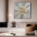 Abstract 883 Canvas Art 60 x 60 cm / Stretched on hidden frame