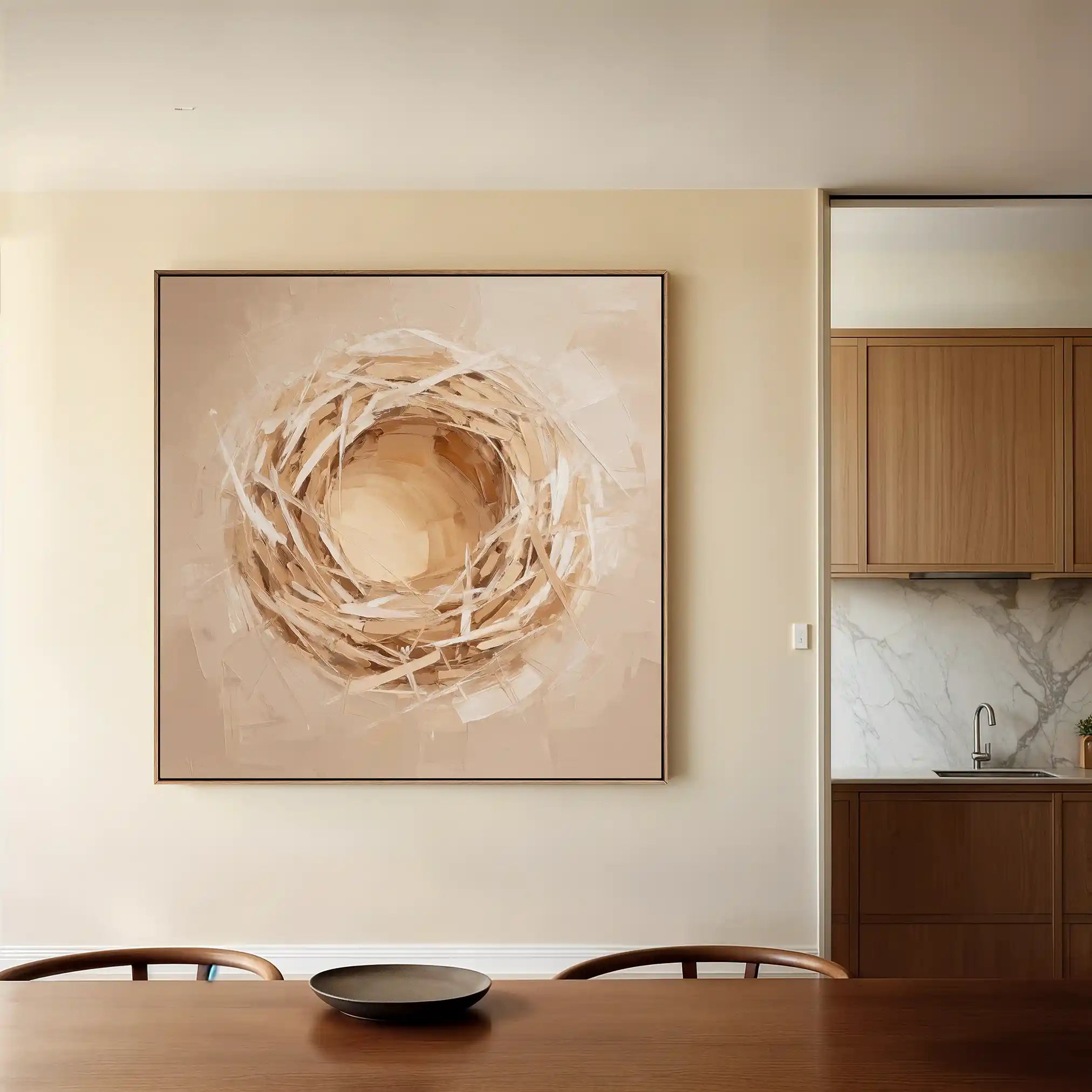 Abstract 884 Canvas Art 60 x 60 cm / Stretched on hidden frame