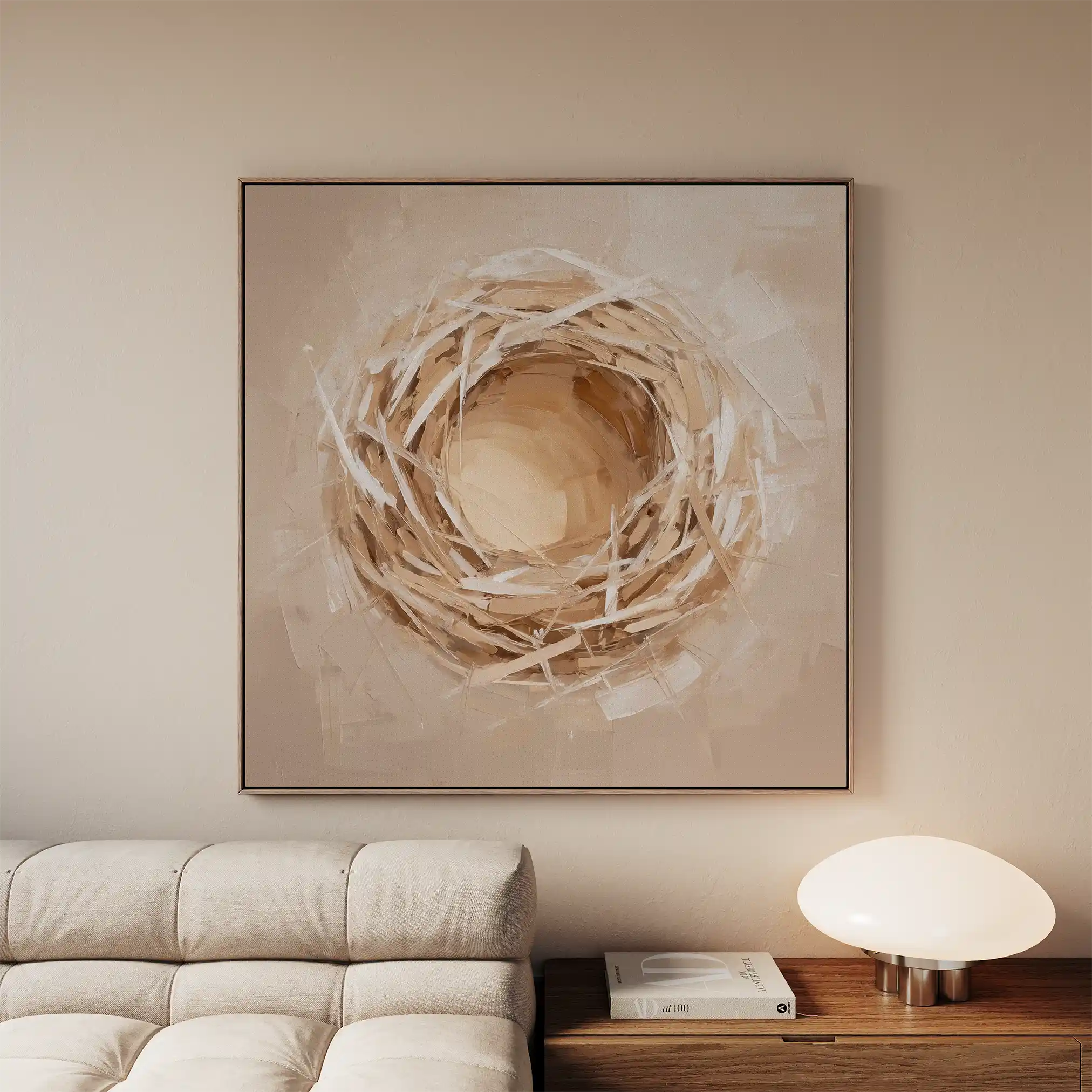 Abstract 884 Canvas Art 60 x 60 cm / Stretched on hidden frame