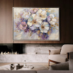 Floral Canvas Wall Art WAD884-F 90 x 60 cm / Stretched on hidden frame
