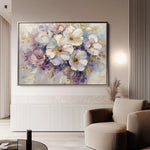 Floral Canvas Wall Art WAD884-F 90 x 60 cm / Stretched on hidden frame