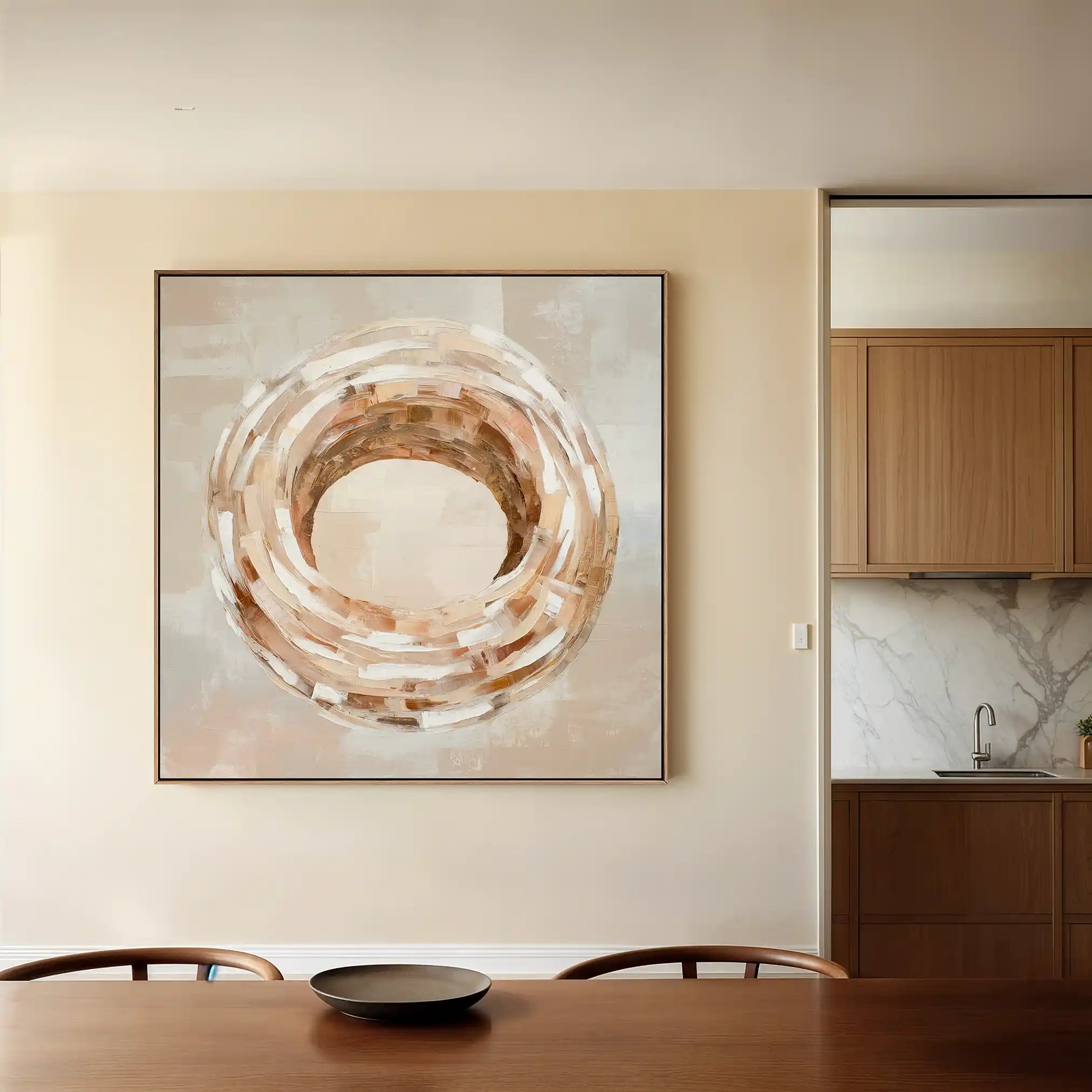 Abstract 885 Canvas Art 60 x 60 cm / Stretched on hidden frame