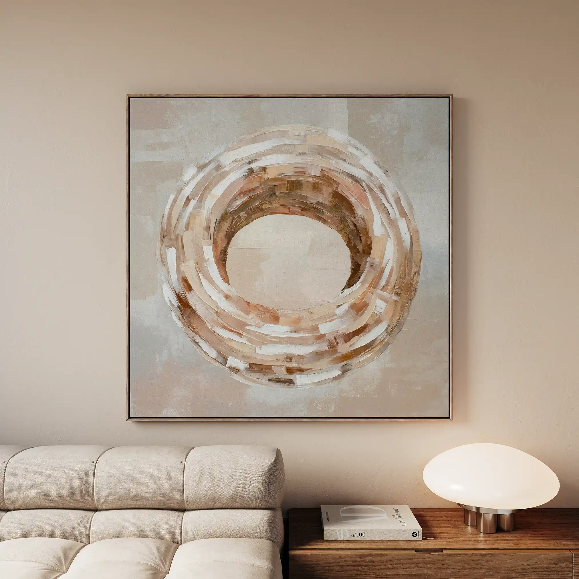 Abstract 885 Canvas Art 60 x 60 cm / Stretched on hidden frame