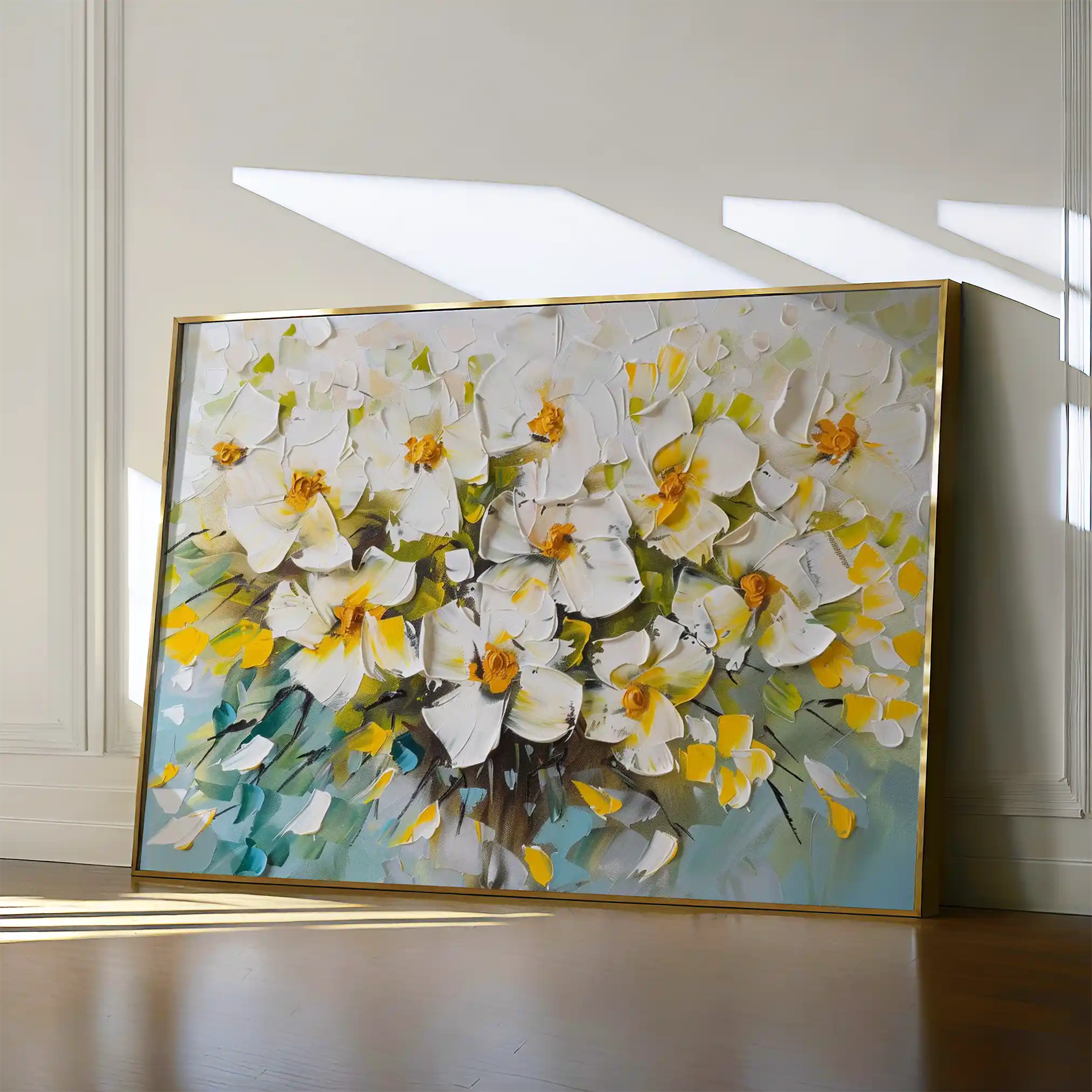 Floral Canvas Wall Art WAD885-F 90 x 60 cm / Stretched on hidden frame