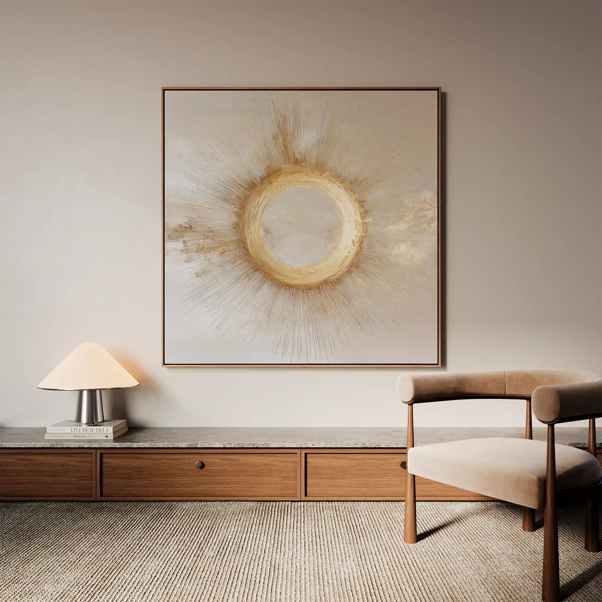 Abstract 886 Canvas Art 60 x 60 cm / Stretched on hidden frame