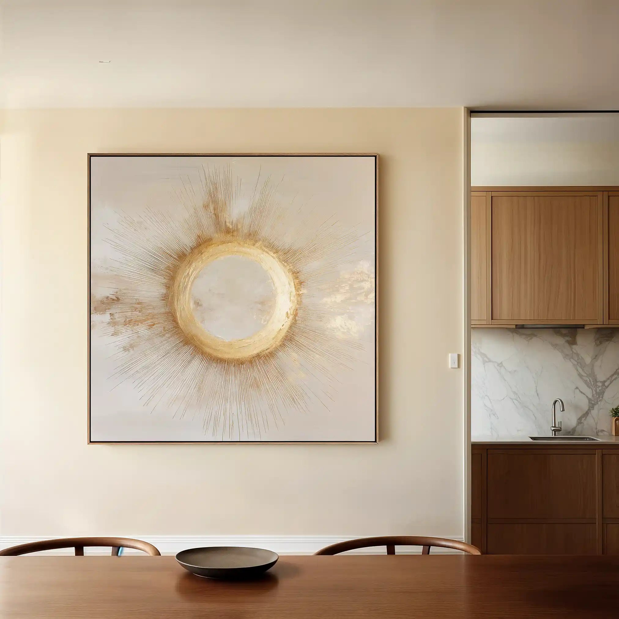 Abstract 886 Canvas Art 60 x 60 cm / Stretched on hidden frame