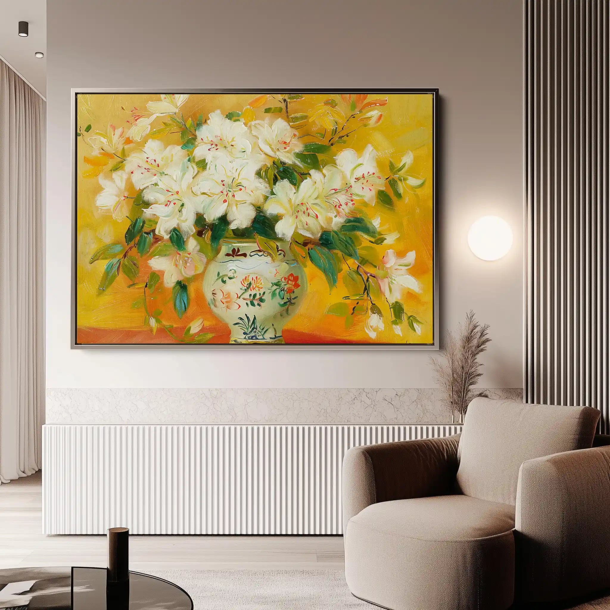 Floral Canvas Wall Art WAD886-F 90 x 60 cm / Stretched on hidden frame