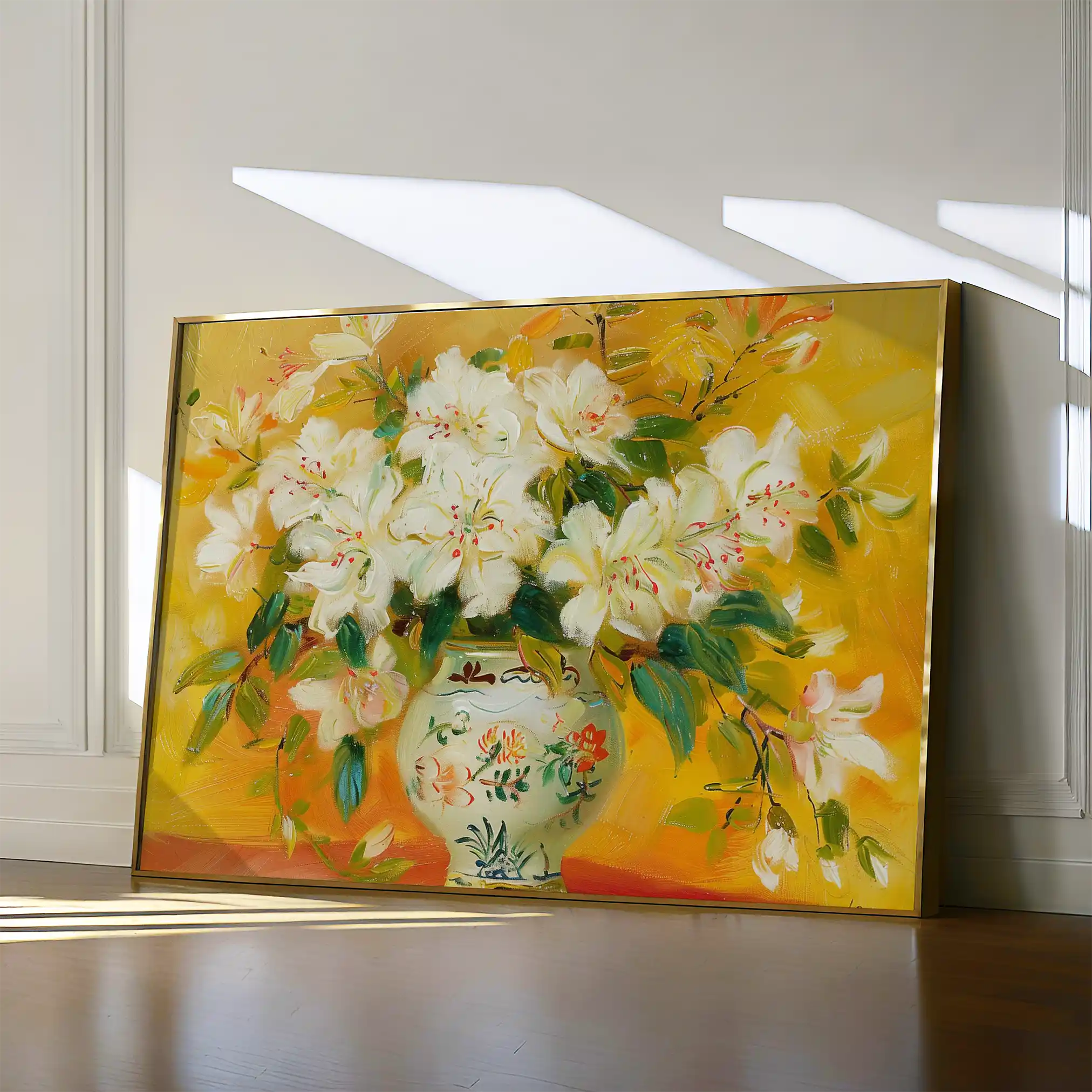 Floral Canvas Wall Art WAD886-F 90 x 60 cm / Stretched on hidden frame