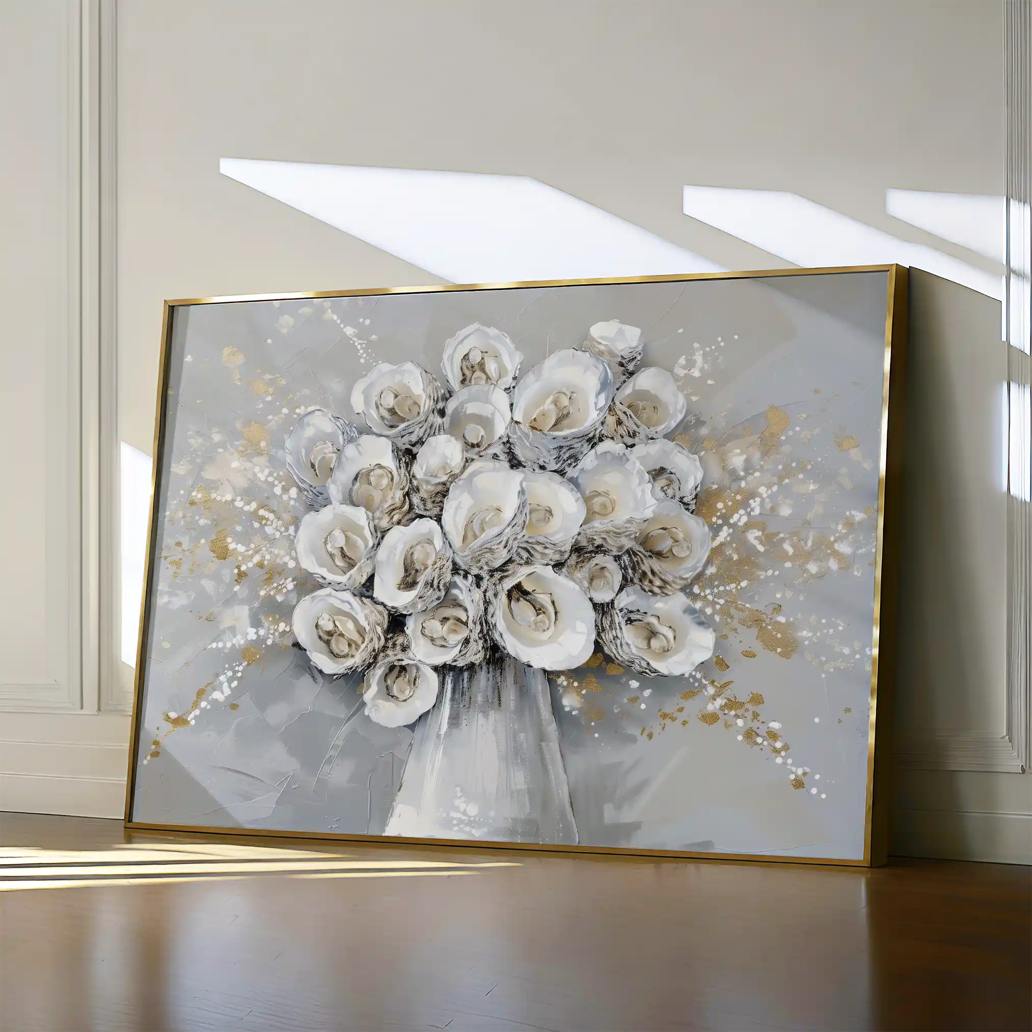 Floral Canvas Wall Art WAD887-F 90 x 60 cm / Stretched on hidden frame