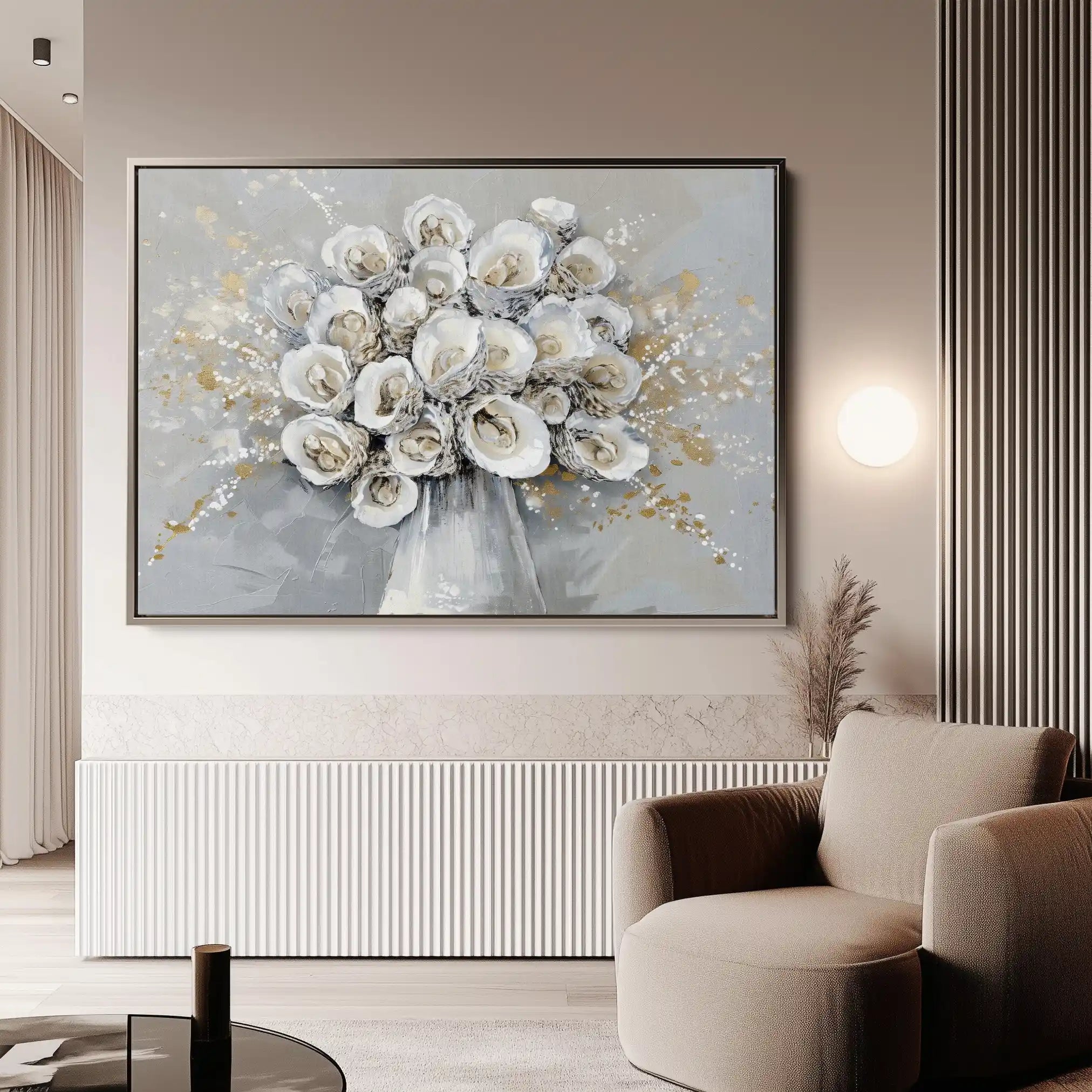 Floral Canvas Wall Art WAD887-F 90 x 60 cm / Stretched on hidden frame